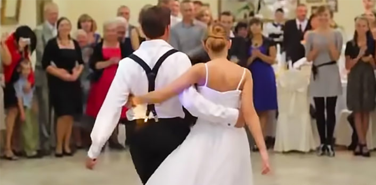 Shy Wedding Couple Owns The Dance Floor With Their Touching Routine Curious Corner